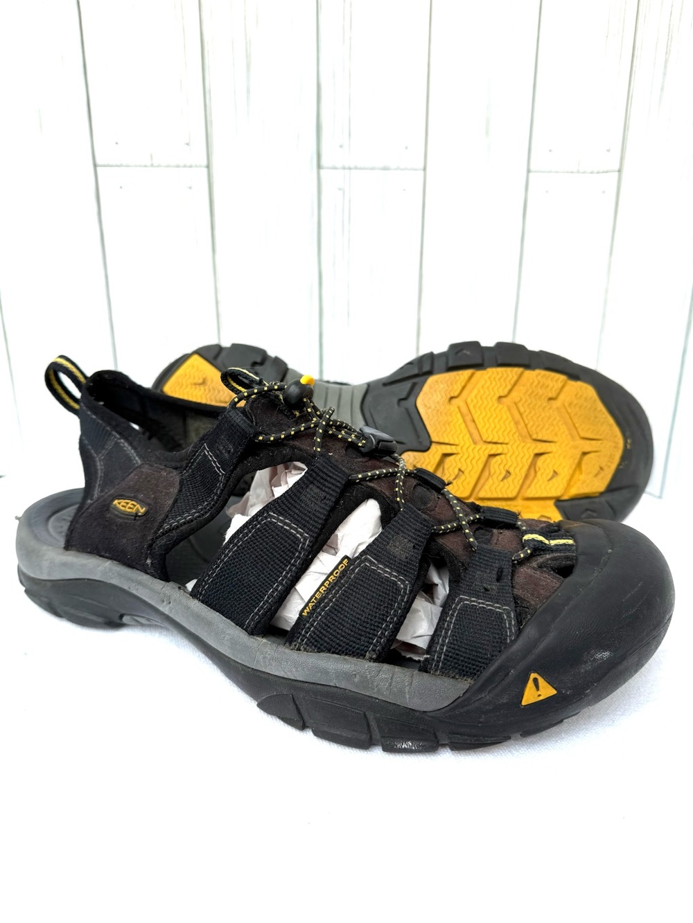 Keen Newport H2 Sandals Outdoor Trail Canvas Black Men’s size 10